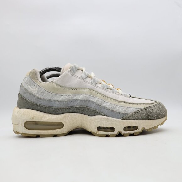 Nike Air Max 95 Men's 8.5 QS Anatomy of Air Light Bone Glow in Dark DV2593-100 - Picture 1 of 11